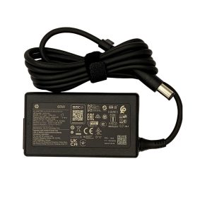 Original HP 65 Watt Smart AC Adapter, 7.4mm Connector (Includes 0.5m Power Cord)